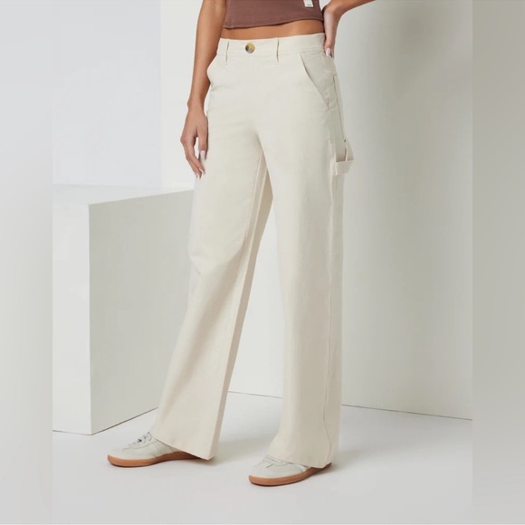 Vuori Pants - Vuori Women’s Getaway Carpenter Pant Milkweed Size Small Stretch Cotton